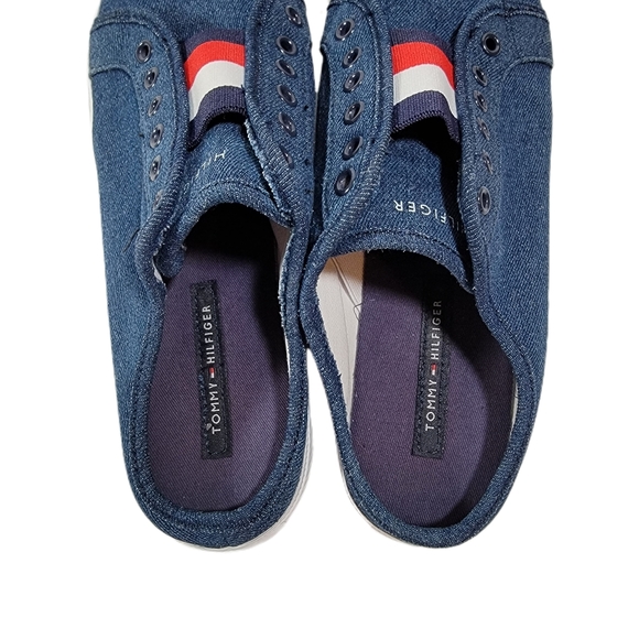 Tommy Hilfiger Anni Sneaker Slip on Mules EUC size 9 Medium - Picture 3 of 7